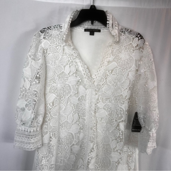 NEW Boston Proper Dress Coquette Cottage
Floral Romantic Lolita Lace White XL - Picture 3 of 16